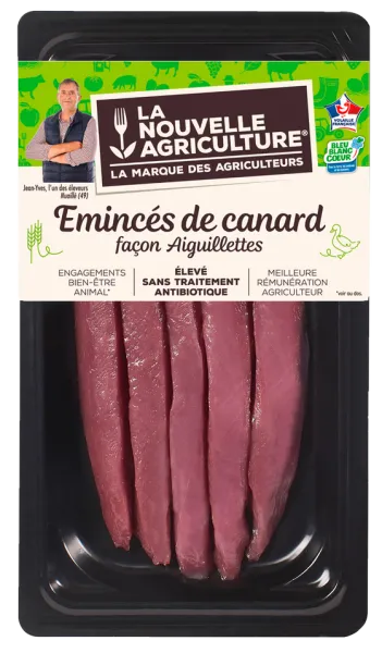 LES ÉMINCÉS DE CANARD FAÇON AIGUILLETTES LA NOUVELLE AGRICULTURE®